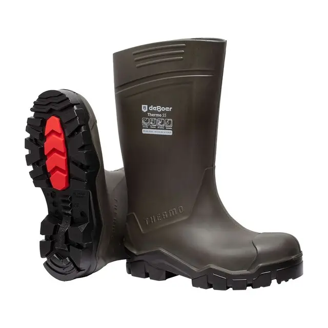 De Boer Werklaars Thermo Groen, Beveiligd S5 - Maat 41 Premium