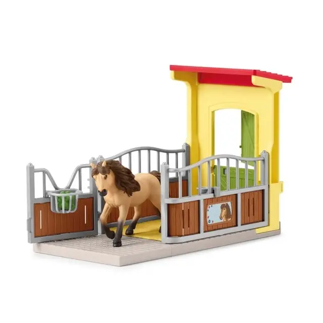 Exclusief schleich FARM WORLD Ponystal met IJslanderhengst - 42609