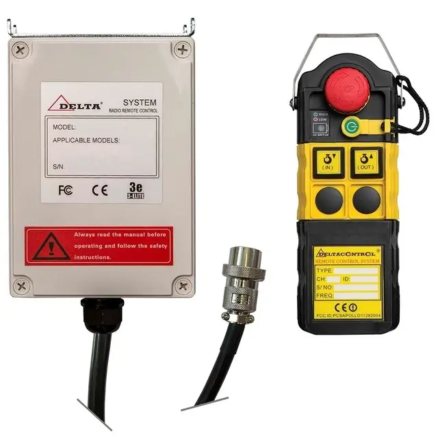 Laatste Versie DELTACONTROL Radiografische Bediening Voor Karweitakels, 903 / 904