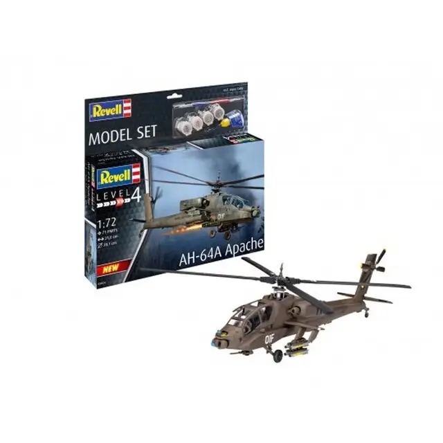 Gratis Retour Revell Model Set AH-64A Apache