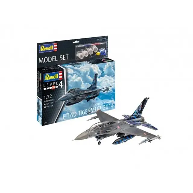 Weekendaanbieding Revell Model Set Lockheed Martin F-16D Tigermeet 2014
