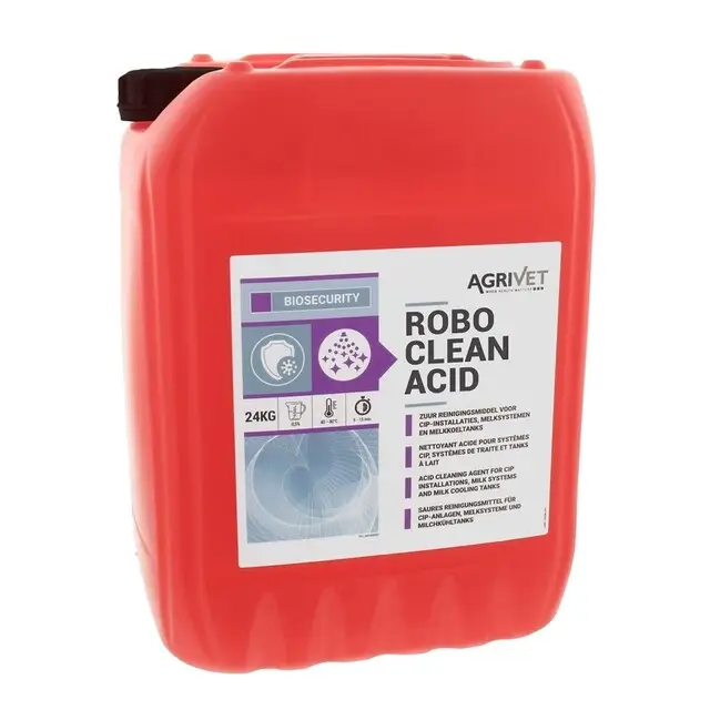 Populair Agrivet Robo Clean Acid Reinigingsmiddel - Zuur - 20 Liter | 25 kg