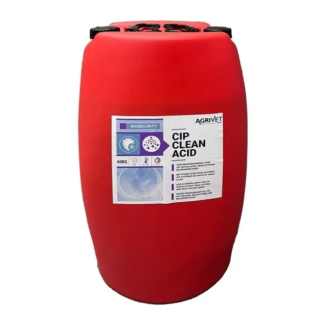 Agrivet CIP Clean Acid, Zuur Reinigingsmiddel - 60 kg Voordeelprijs