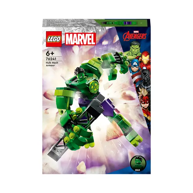 Authentiek LEGO Marvel 76241 - Avengers Hulk mechapantser