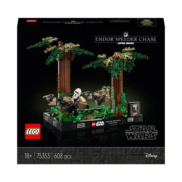 LEGO Star Wars 75353 - Endor™ speederachtervolging diorama Aanbieding