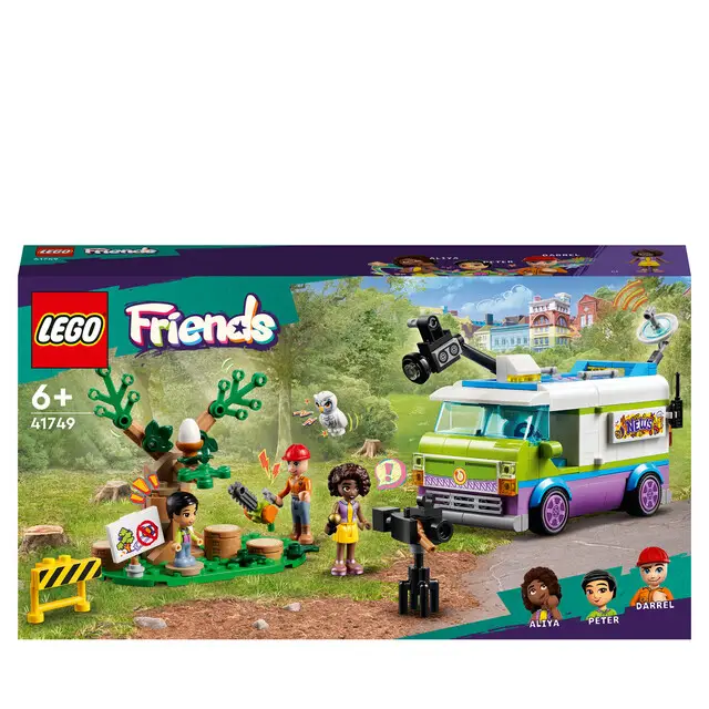 Aanbieding LEGO Friends 41749 - Nieuwsbusje