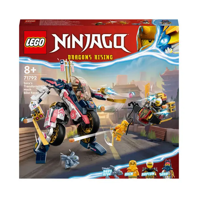 LEGO NINJAGO 71792 - Sora’s transformerende mecharacemotor Actieprijs
