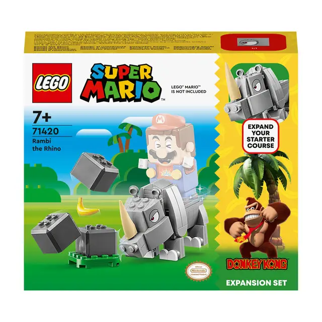 LEGO Super Mario 71420 - Uitbreidingsset: Rambi de neushoorn Merkproduct