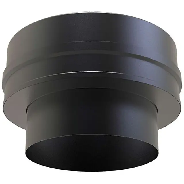 Merkproduct Nedco DW Aansluitstuk Vlak 80mm Zwart