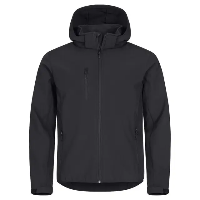 Clique Classic Hoody Softshell Jacket Zwart 5XL Goedkoop