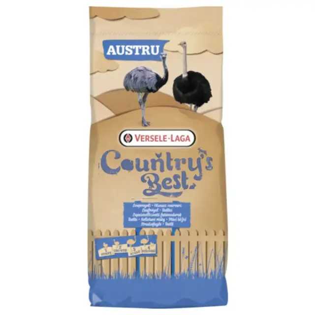 Austru 3 pellet 20kg loopvogelvoer Wereldwijde Verzending