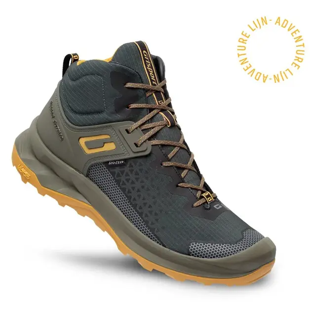 Aanbieding Grisport Wandelschoen Explorer M Groen/Geel 41