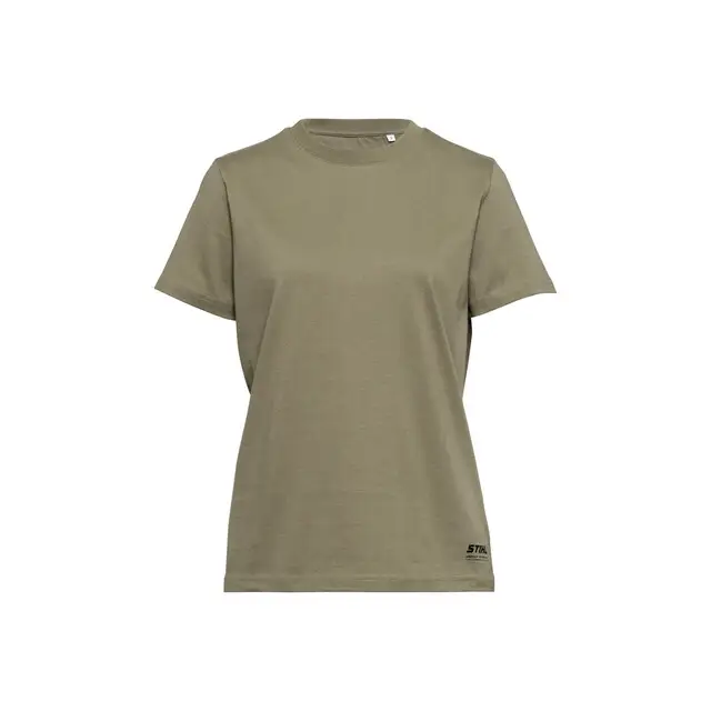 Merkproduct T-shirt Sz L Dames Sustainable Basic Groen Stihl