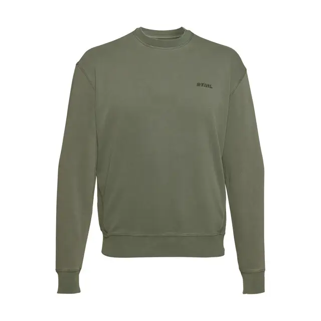 Stihl Sweat shirt SZ L PIGMENT DYE OLIV olive Authentiek