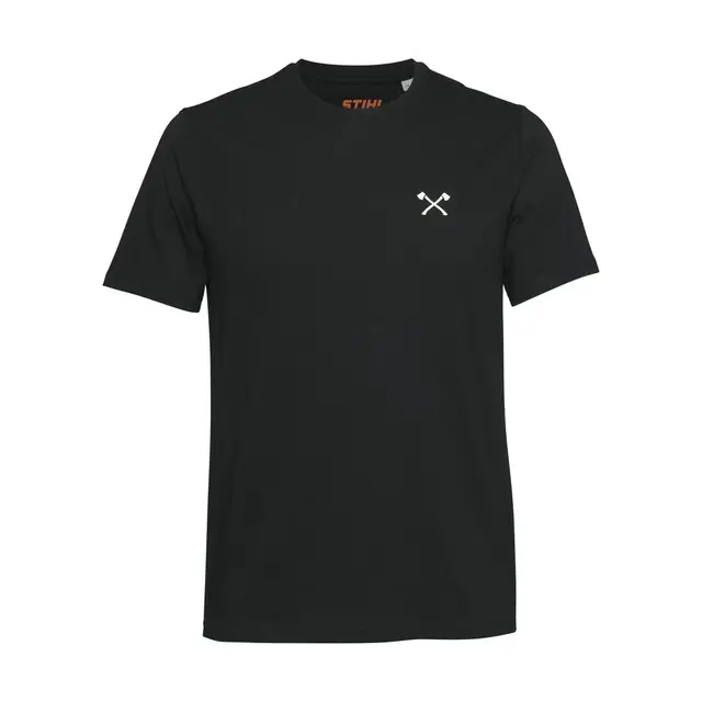 Flitsaanbieding Stihl T-shirt SZ S TIMBERSPORTS AXE BLACK zwart