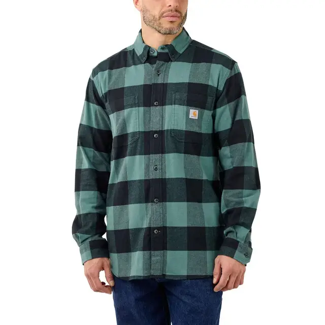 Carhartt 105432 Woven Shirts Slate Groen XXL Koopje