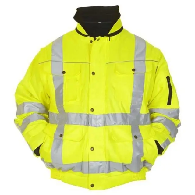 Hydrowear Hi-Vis All Season Jas Aberdeen RWS Geel Maat L Populair