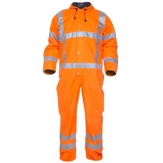 Garantie Inbegrepen Hydrowear Regenoverall Ureterp Oranje Maat XL
