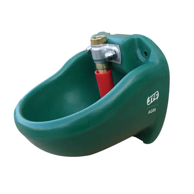 JFC Staldrinkbak - Kunststof - Buismontage - Staafventiel - 1/2" - 2 Liter - Model DBL71 Handgemaakt