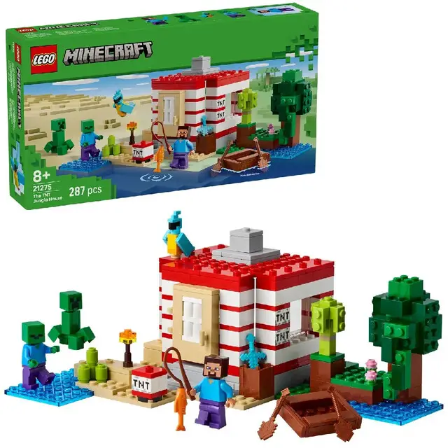 Lego 21275 Minecraft The Tnt Jungle House Hoge Kwaliteit