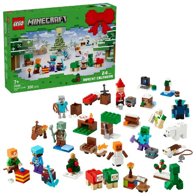 Koop Vandaag Lego 21280 Minecraft Adventkalender 2025