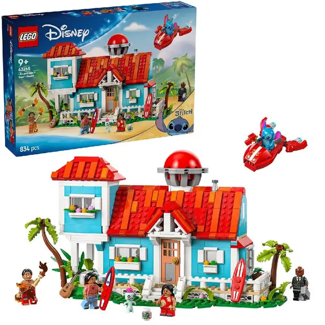 Lego 43268 Disney Classic Lilo En Stitch Strandhuis Direct Beschikbaar