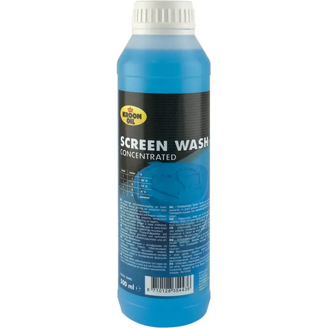 Kroon-oil 500 Ml Flacon Screen Wash Concentrated Gratis Retour