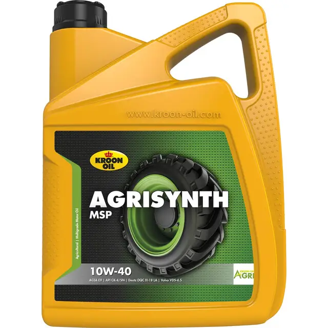 Kroon-oil 5 L Can Agrisynth Msp 10w-40 Voordeelprijs