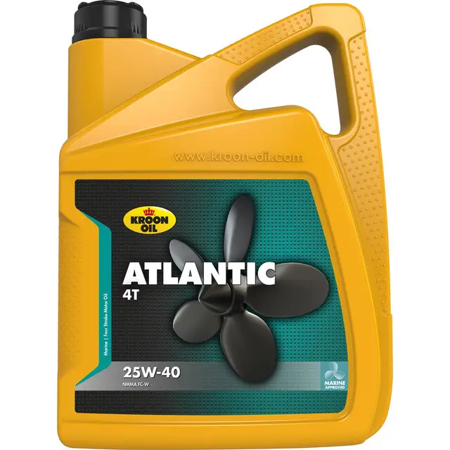 Kroon-oil 5 L Can Atlantic 4t 25w-40 Gratis Retour