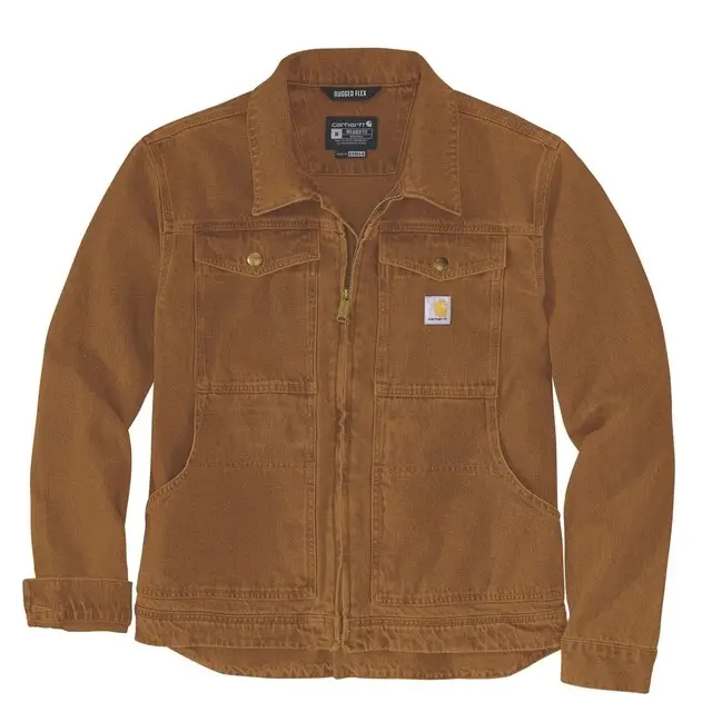 Carhartt Heren Jas Ruime Pasvorm Bruin - Maat S Topkwaliteit
