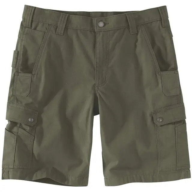 Modern Carhartt Heren Kort Werkbroek Ruime Pasvorm Groen - Maat 34