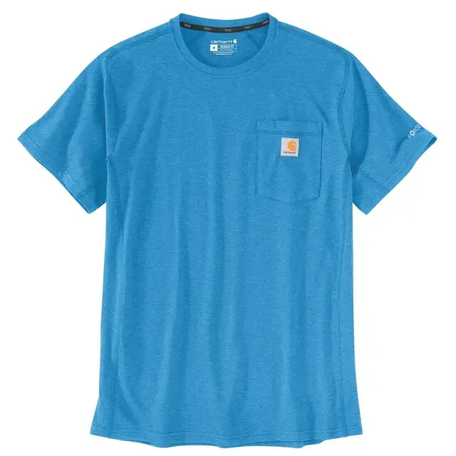Express Levering Carhartt Heren T-shirt Ruime Pasvorm Blauw - Maat S