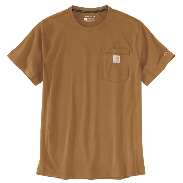 Carhartt Heren T-shirt Ruime Pasvorm Bruin - Maat M Meest Verkocht