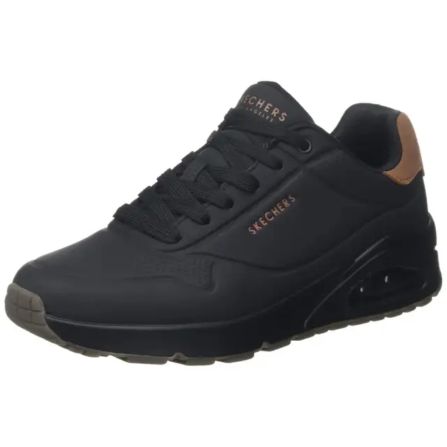Skechers UnoSuited On Air Black Durabuck Maat 47,5 Gecertificeerd