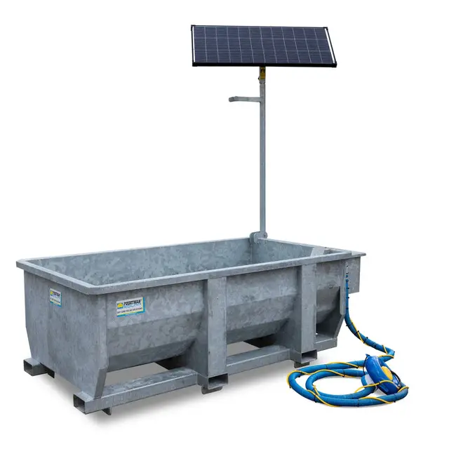 Uitverkoop Poortman Mobiele Solar Drinkbak Vorkinsteek T1200-l180 - Met Oppervlaktepomp