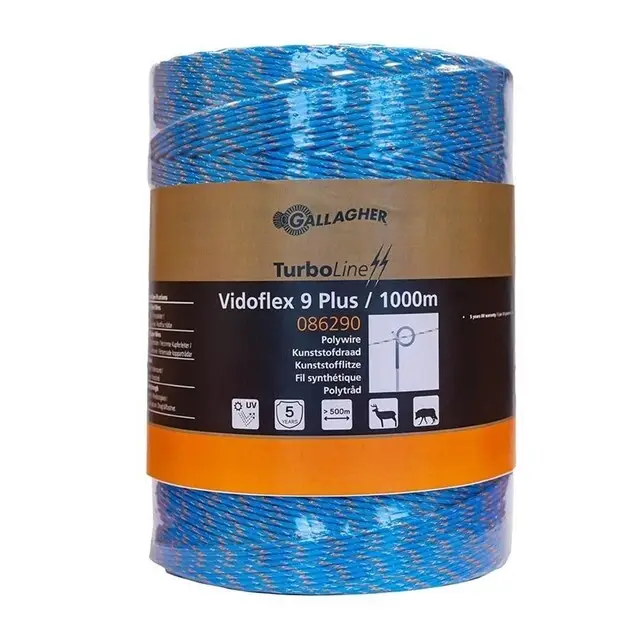 Gallagher Schrikdraad (1000 Meter / Blauw) - Vidoflex 9 Plus Luxe