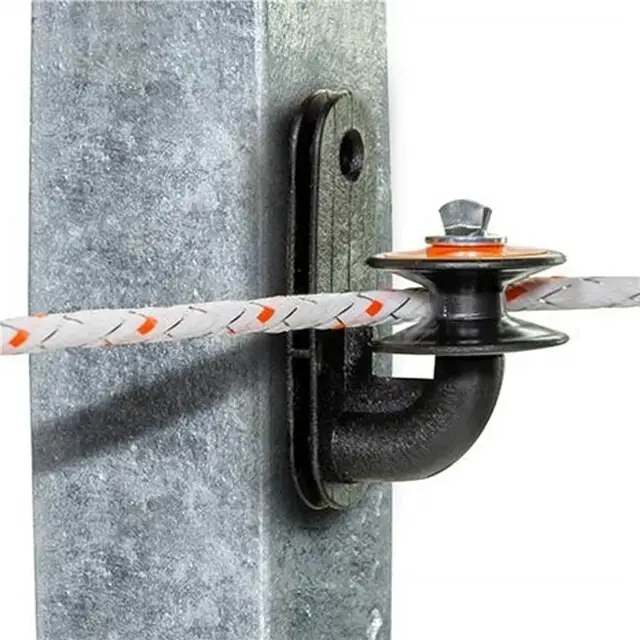 Gallagher Rol-Hoekisolator Metalen Paal - 5 Stuks Limited Edition