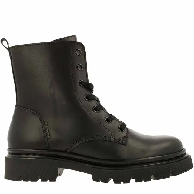 Bullboxer Dames Biker Boots Zwart - Maat 37 Handgemaakt
