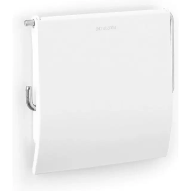 Gecertificeerd Brabantia ReNew WC Rolhouder - met Klep - Hangend - Zonder boren - Wit