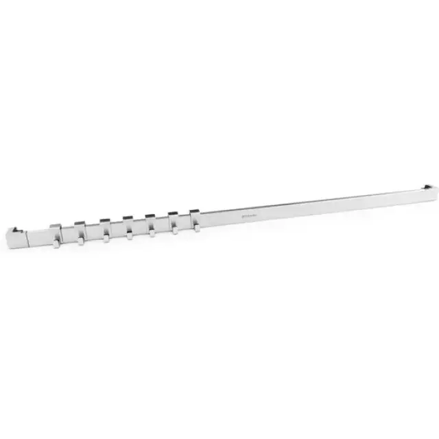 Brabantia Ophangrek voor keukenhulpen - 7 Haken - 60 cm - Matt Steel Ambachtelijk