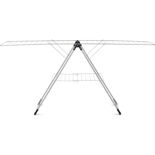 Brabantia Droogrek T model - Inklapbaar Wasrek - 20m - Metallic Grey Superprijs