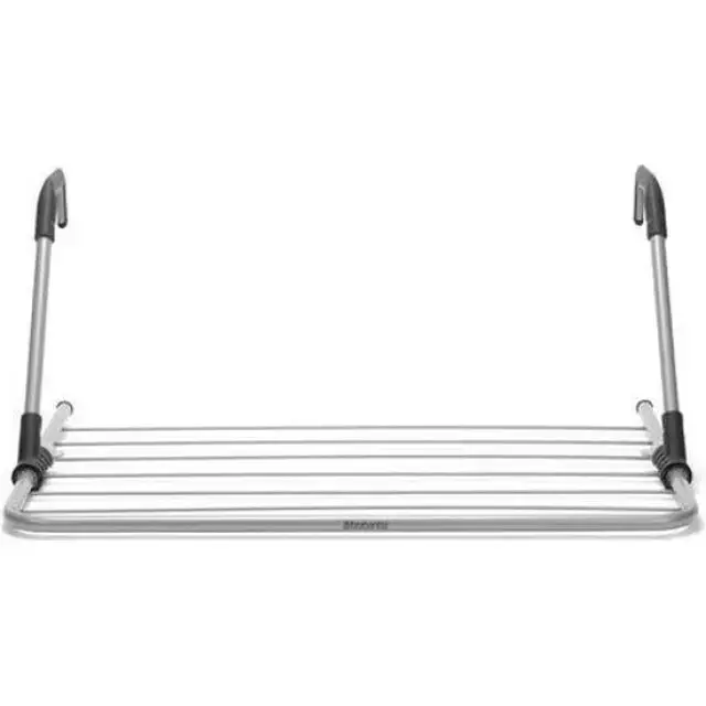 Beste Prijs Brabantia Droogrek Hangend - Inklapbaar Wasrek- 4.5m - Metallic Grey