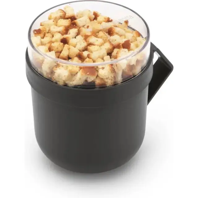 Brabantia Make & Take Soepbeker - 0,6L - Donker Grijs Direct Verzonden