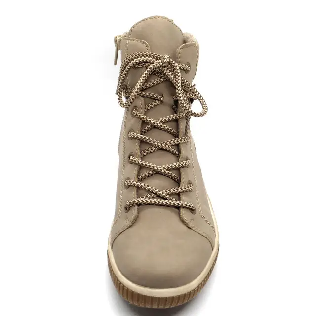 Rieker Dameslaars Met Veter Taupe Mt 39 Must-Have