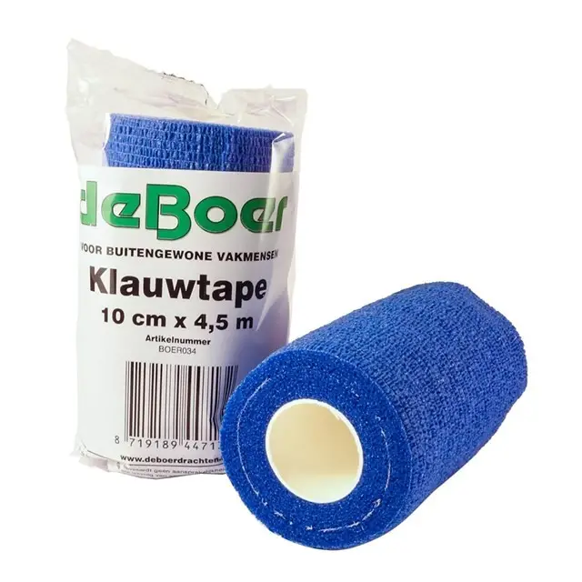 De Boer Klauwtape (12 Rol) - 10 Cm x 4,5 Meter Meest Verkocht