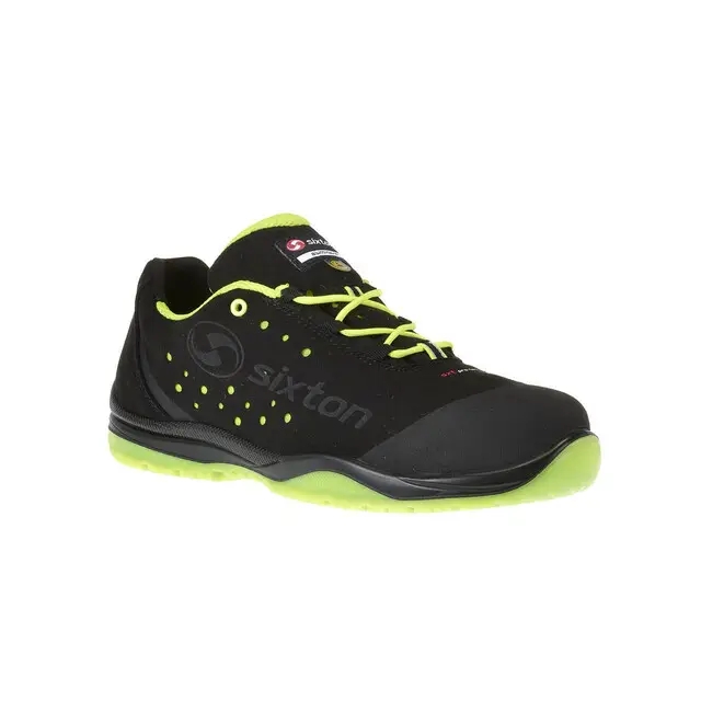 Actieprijs Sixton Peak Werkschoenen Cuban S1 ESD Zwart/Geel Maat 39