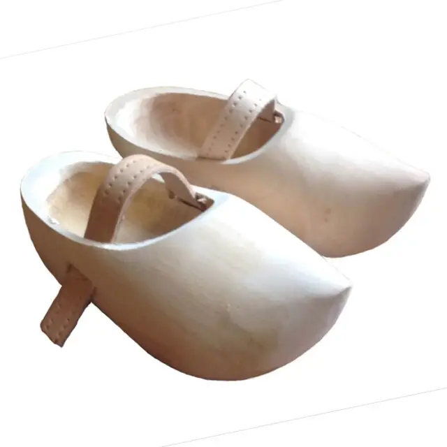 Scherjon Kinder Tripklompen Blank Maat 32/33 Authentiek