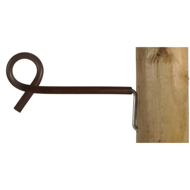 Gecertificeerd Afstandisolator Krulstaart Terra 17,5 Cm Hout (Kramisolator) - 10 Stuks