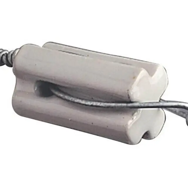 Gallagher Hoekisolator Porselein Recht - 60 Stuks Geld-Terug-Garantie