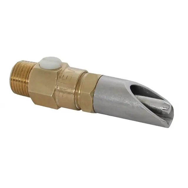 Direct Beschikbaar Suevia Bijtnippel - 1/2" Bu.dr - Messing x RVS Inox - Ø22 mm - Model 324 - 1 stuk